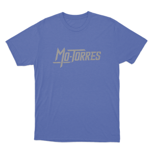 Mo Torres Logo Unisex T Shirt Blue