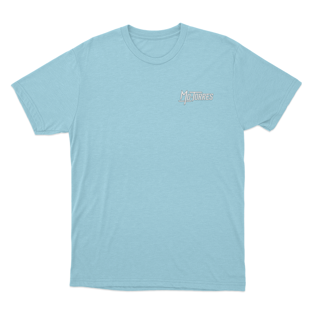 Mo-Torres Logo Unisex T Shirt Sky Blue Mo Torres Logo Unisex T Shirt Sky Blue 1
