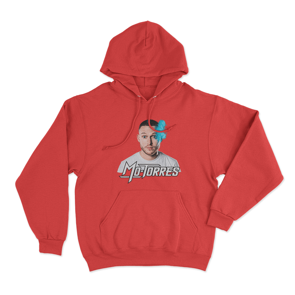 Mo-Torres Portrait Unisex Hoodie Red Mo Torres Portrait Unisex Hoodie Red