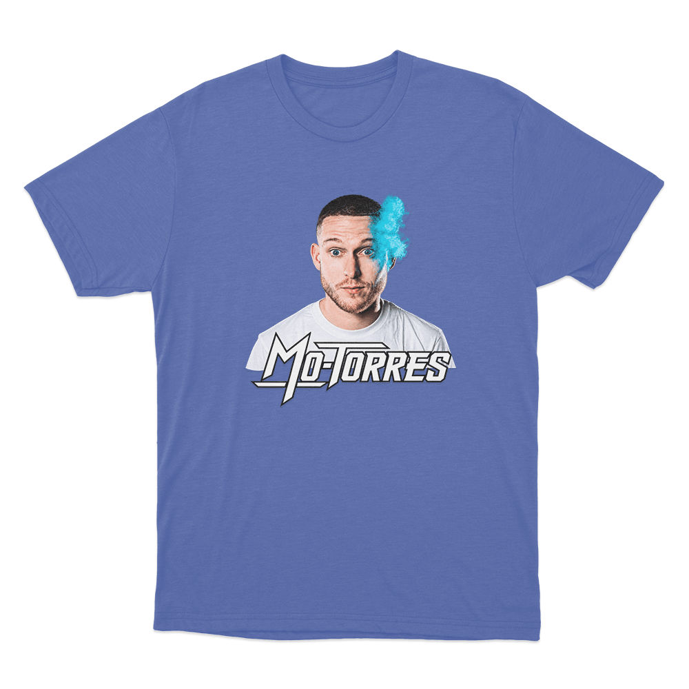 Mo-Torres Portrait Unisex T Shirt Blue Mo Torres Portrait Unisex T Shirt Blue