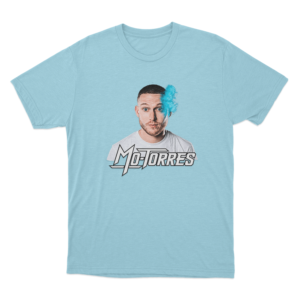 Mo-Torres Portrait Unisex T Shirt Sky Blue Mo Torres Portrait Unisex T Shirt Sky Blue