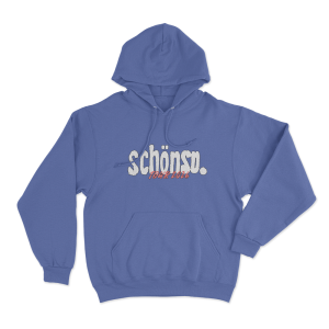 Schonso. Unisex Hoodie Blue