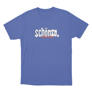 Schonso. Unisex T Shirt Blue