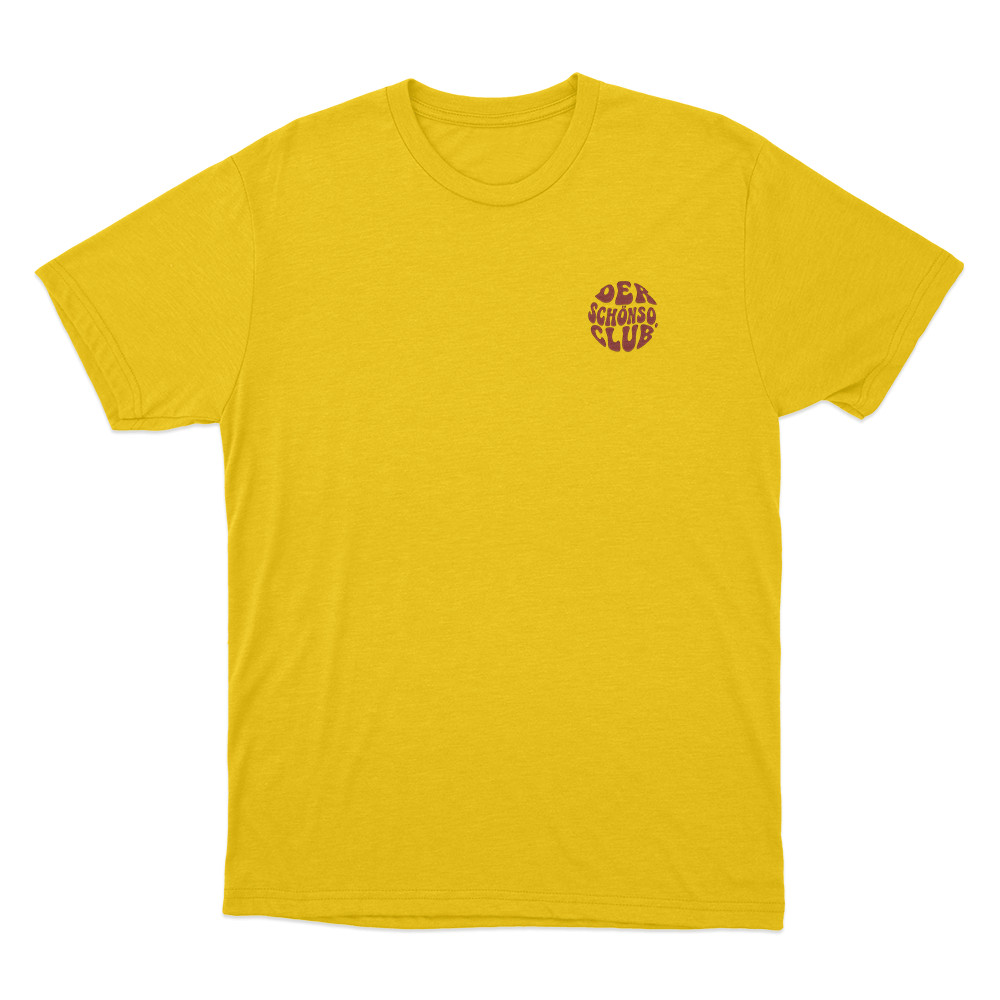Schönso.Club Unisex T Shirt Yellow Schonso.Club Unisex T Shirt Yellow